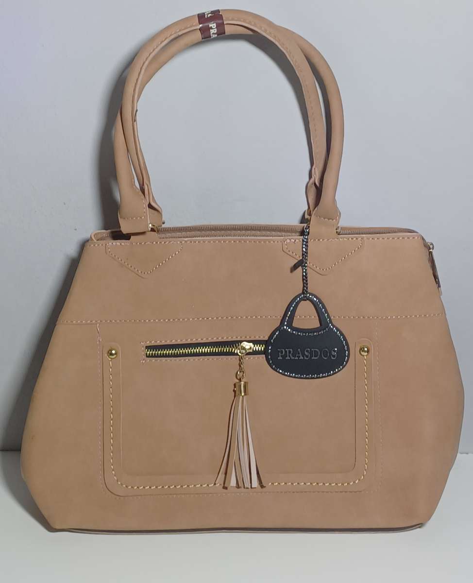 Tan Prasdos Womens Hand Bag unused (42cm x 28cm)