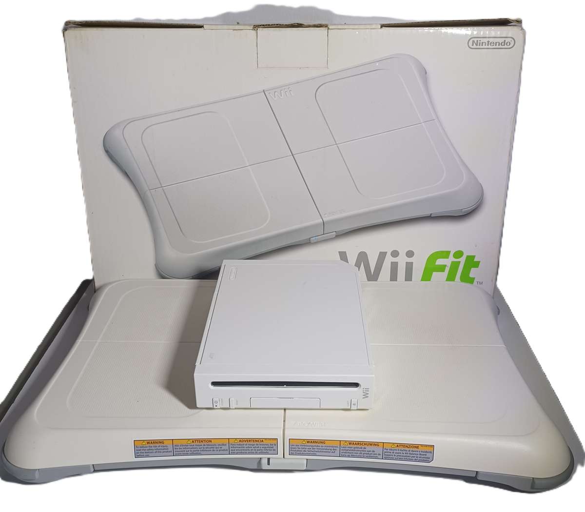 Nintendo Wii Console and Wii Fit Balance Board in Box (both tested and working)