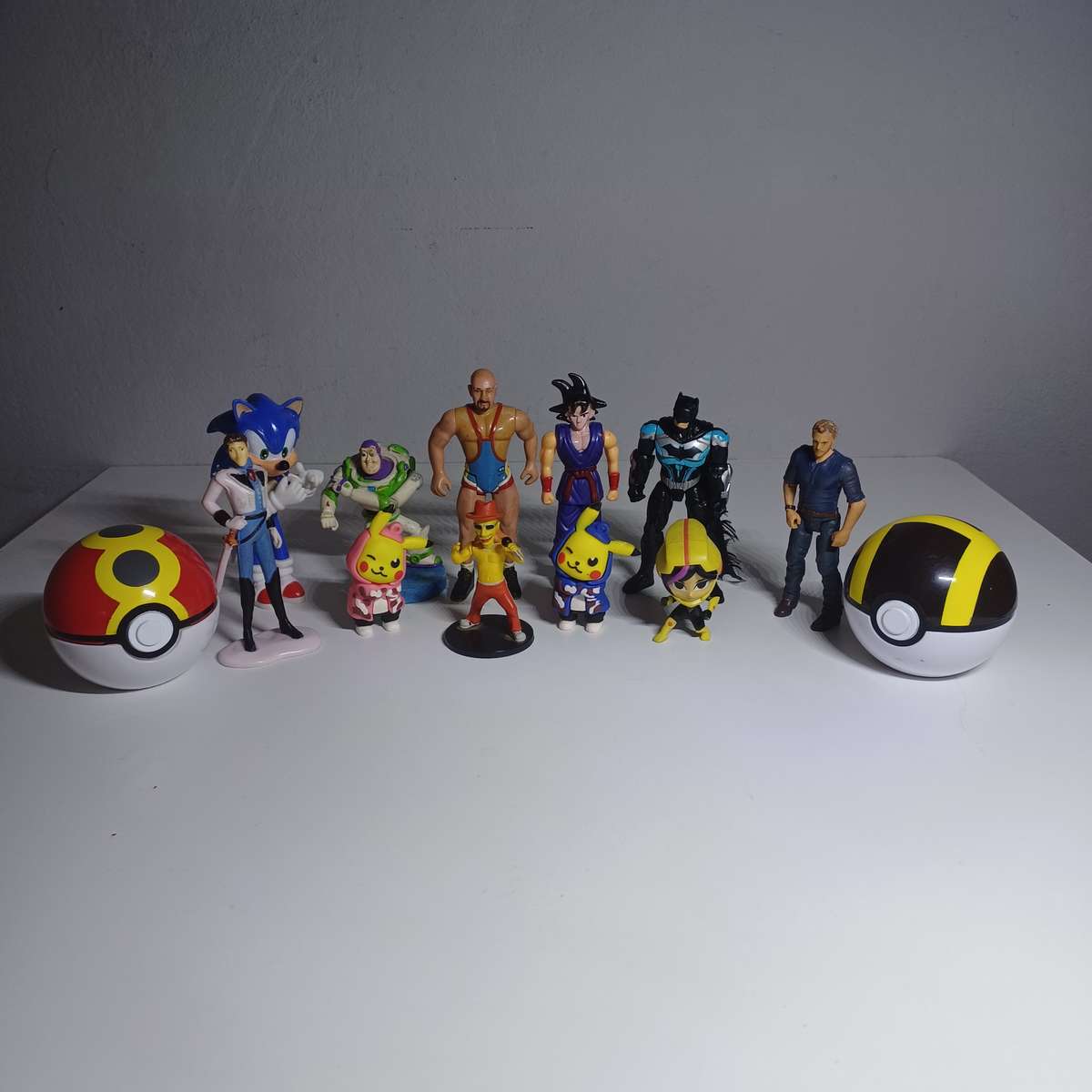 Variety of Various collectable toys