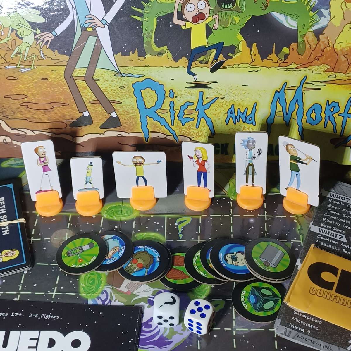 Cluedo Rick and Morty