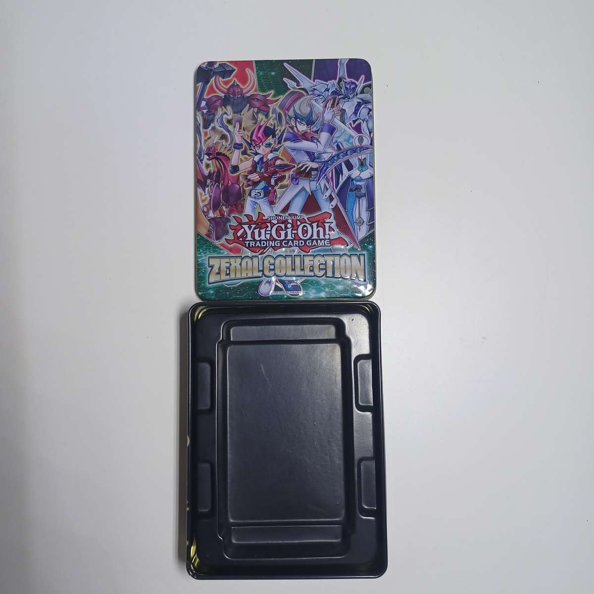YU-GI-OH! KONAMI SHONEN JUMP ZEXAL COLLECTION TIN BOX EMPTY