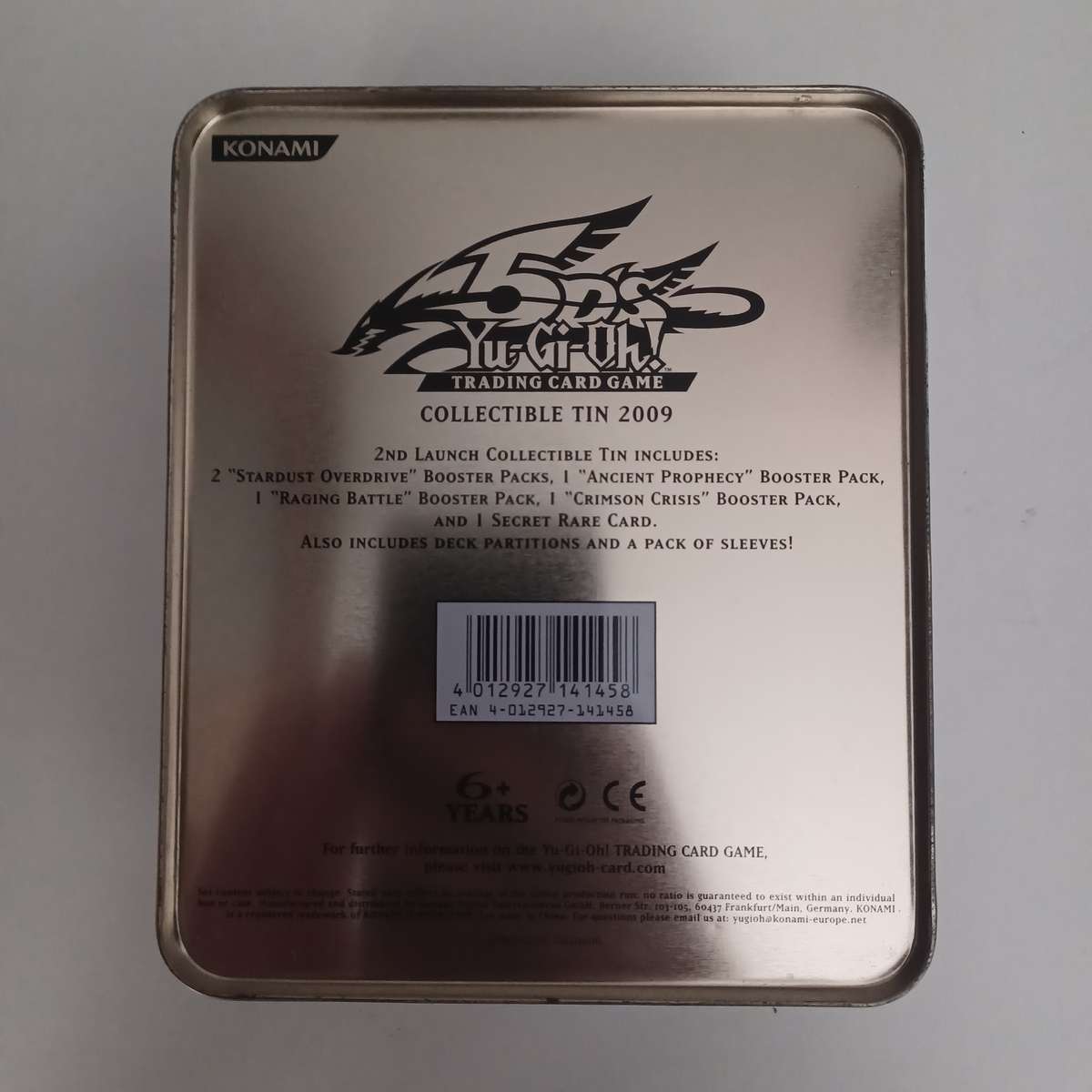 Yu-Gi-Oh! Trading Card Game Collectors Tin EARTHBOUND IMMORTALS 2009 (empty)
