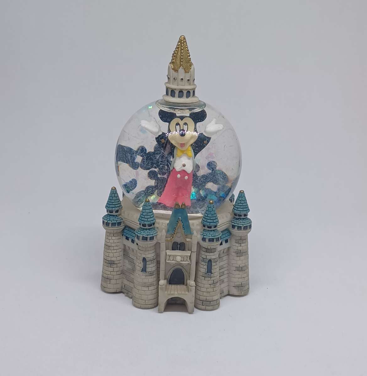 Disney Mickey Mouse Castle Magic Kingdom Mini  Snowglobe (9cm x 5.5cm)