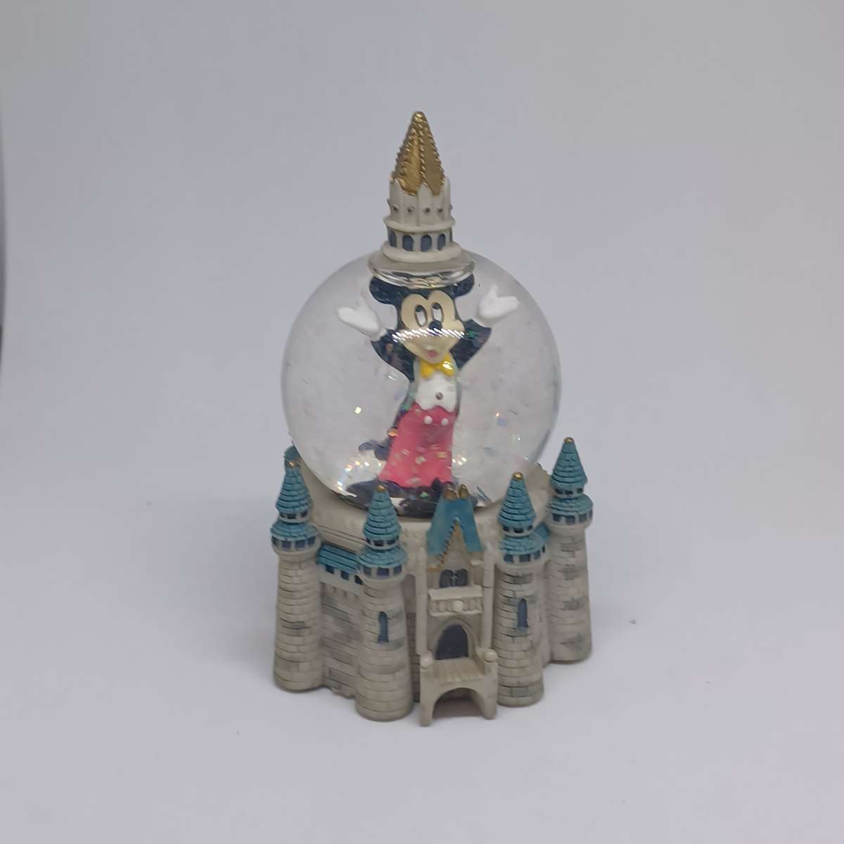 Disney Mickey Mouse Castle Magic Kingdom Mini  Snowglobe (9cm x 5.5cm)