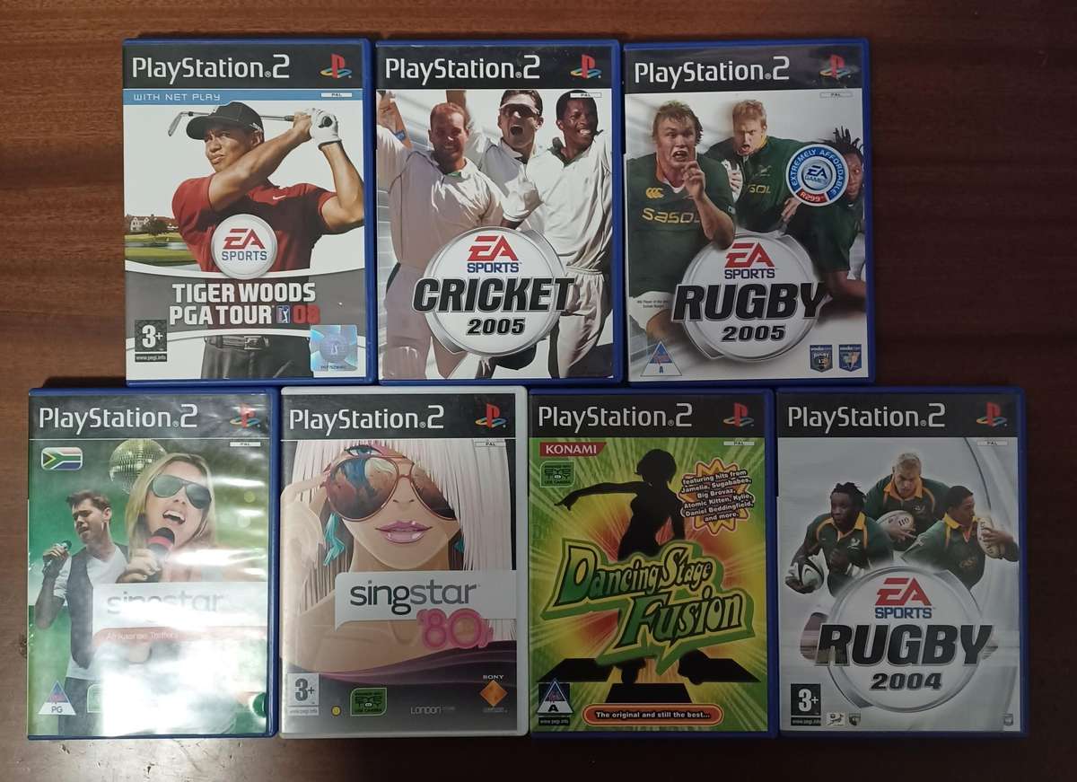 seven PlayStation 2 (PS2) game Bundle (all tested working) - all with booklets