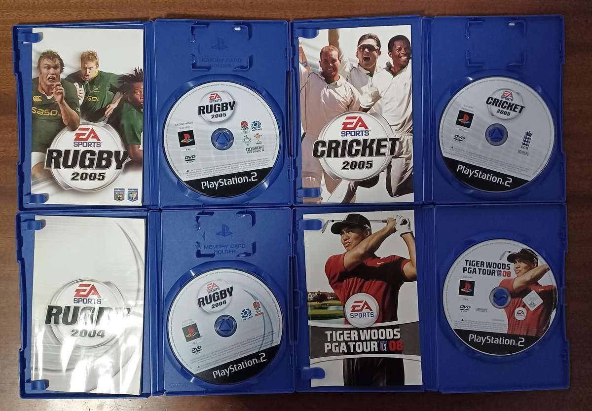 seven PlayStation 2 (PS2) game Bundle (all tested working) - all with booklets