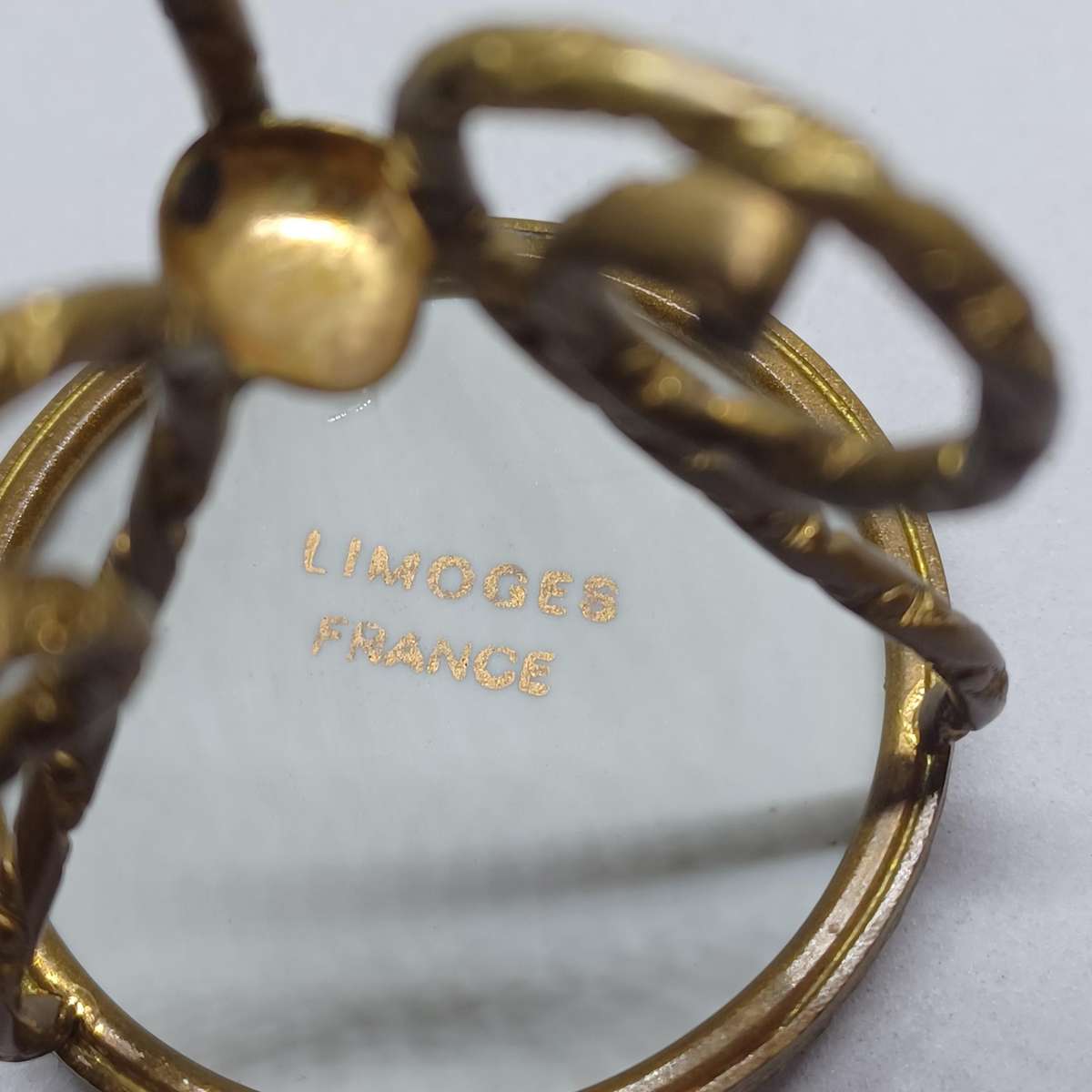 Early 1900's Limoges France Miniature Doll House Courting Set 3 pcs "Fragonard"