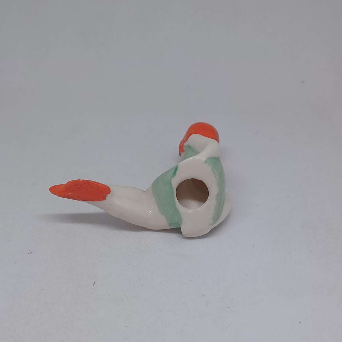 Art Deco porcelain figurine of a "Bathing Beauty" or "Bathing Belle"