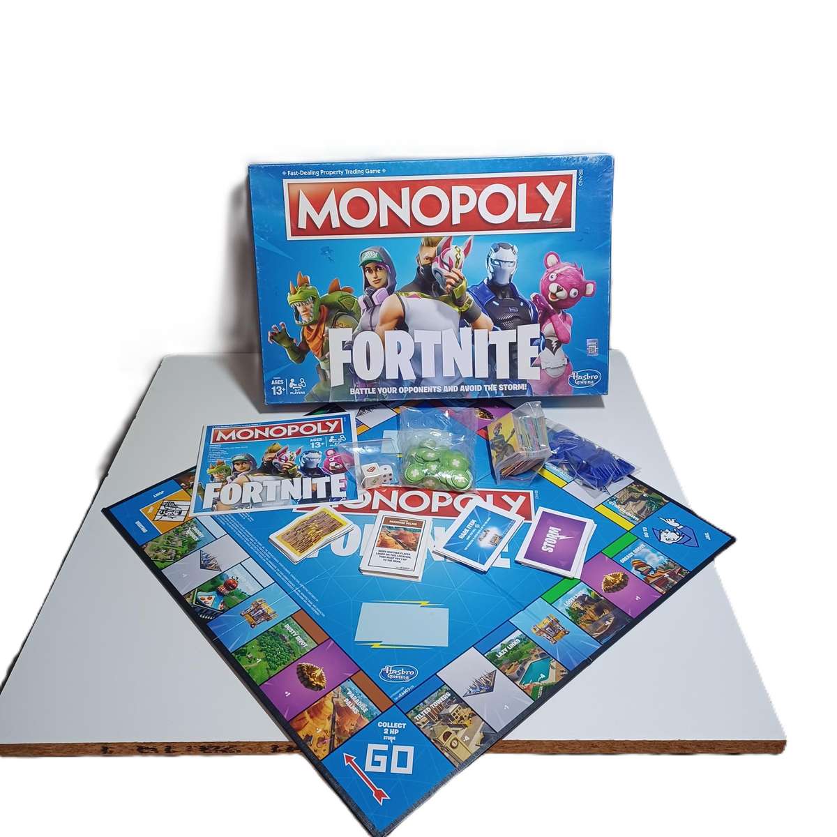Monopoly: Fortnite Edition Board Game. Complete