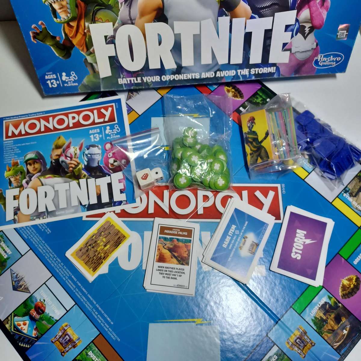 Monopoly: Fortnite Edition Board Game. Complete