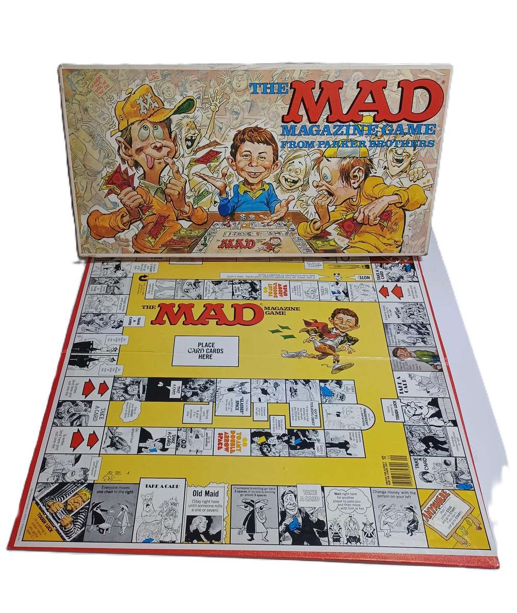 The Mad Magazine Board Game - Parker Brothers 1979 Complete