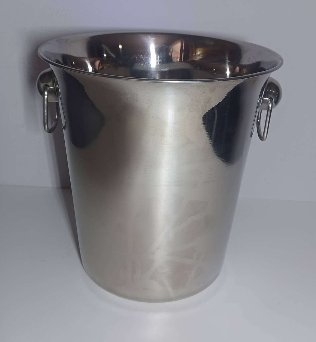 stainless steel ice bucket 4 liter (21.5cm x 21.5cm)