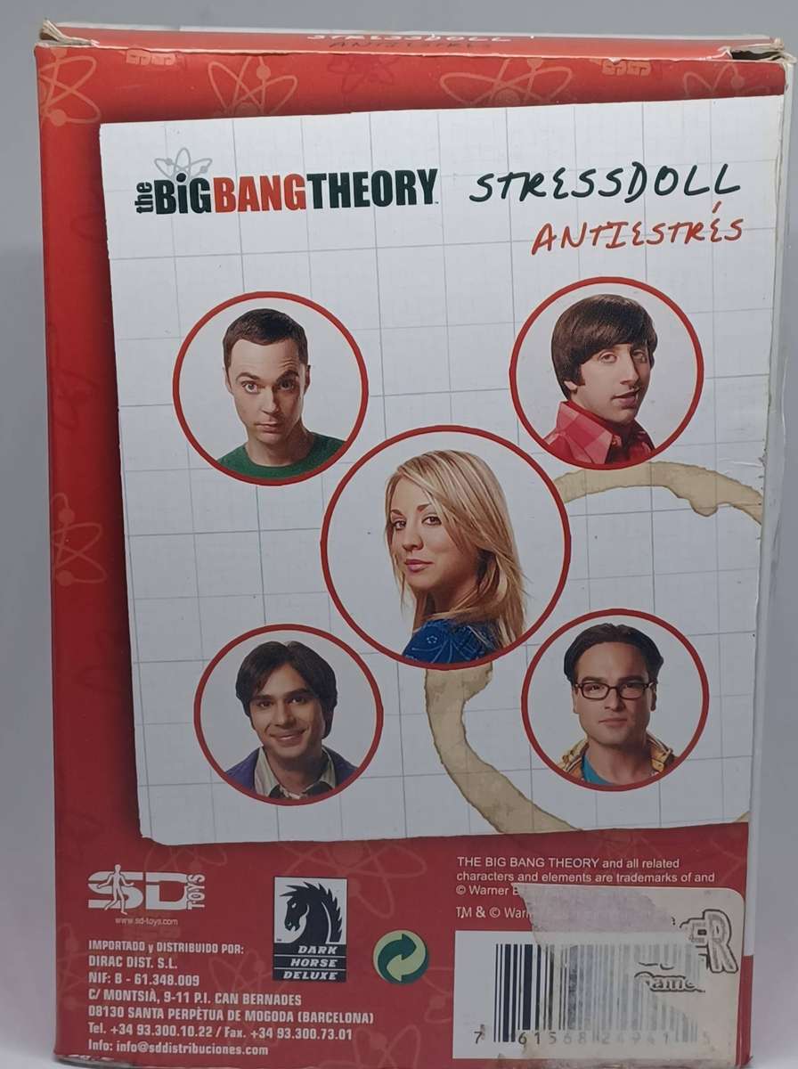 SD Toys "The Big Bang Theory" Sheldon Cooper stress doll (box - 14.5cm x 10cm)