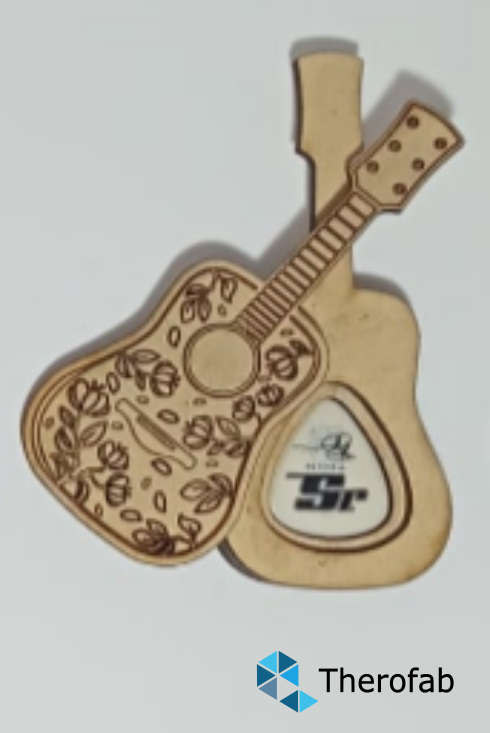 Guitar pick box with stand - Acoustic