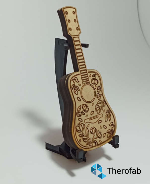 Guitar pick box with stand - Acoustic