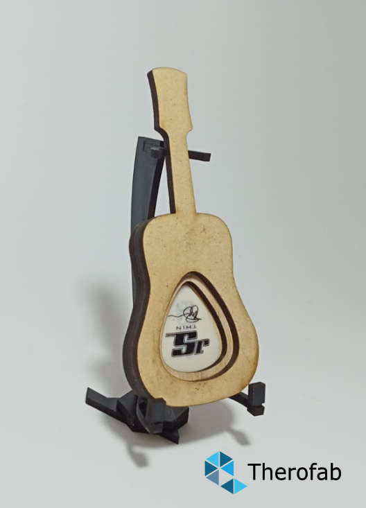 Guitar pick box with stand - Acoustic