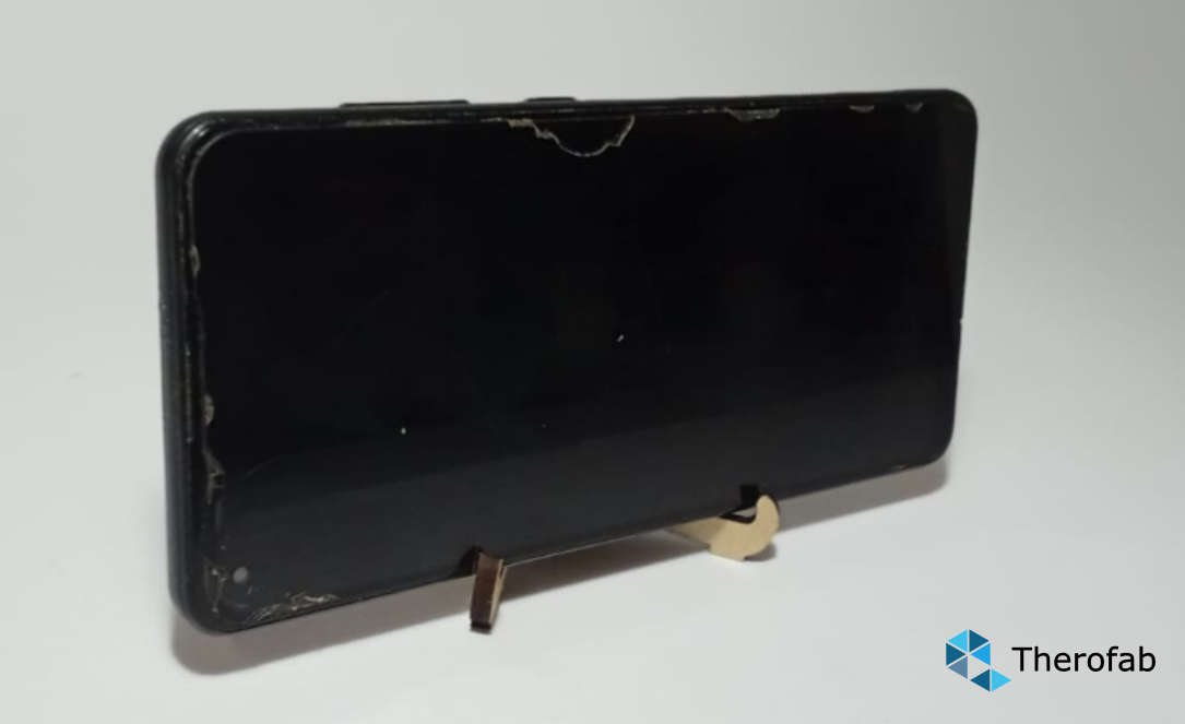 Small wooden easel stand