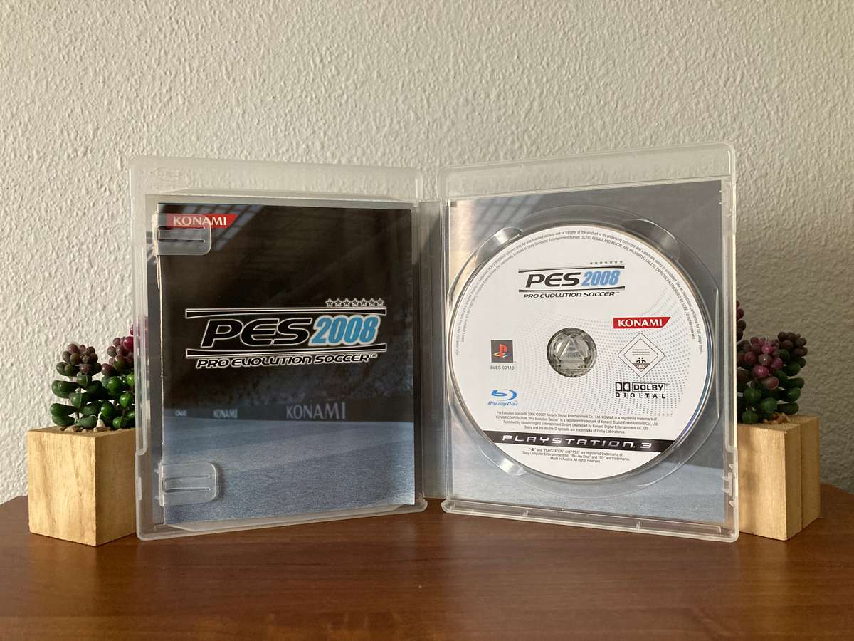 Pro Evolution Soccer 2008 (PES 2008) - PlayStation 3 (PS3) - Black Label - PAL - CIB