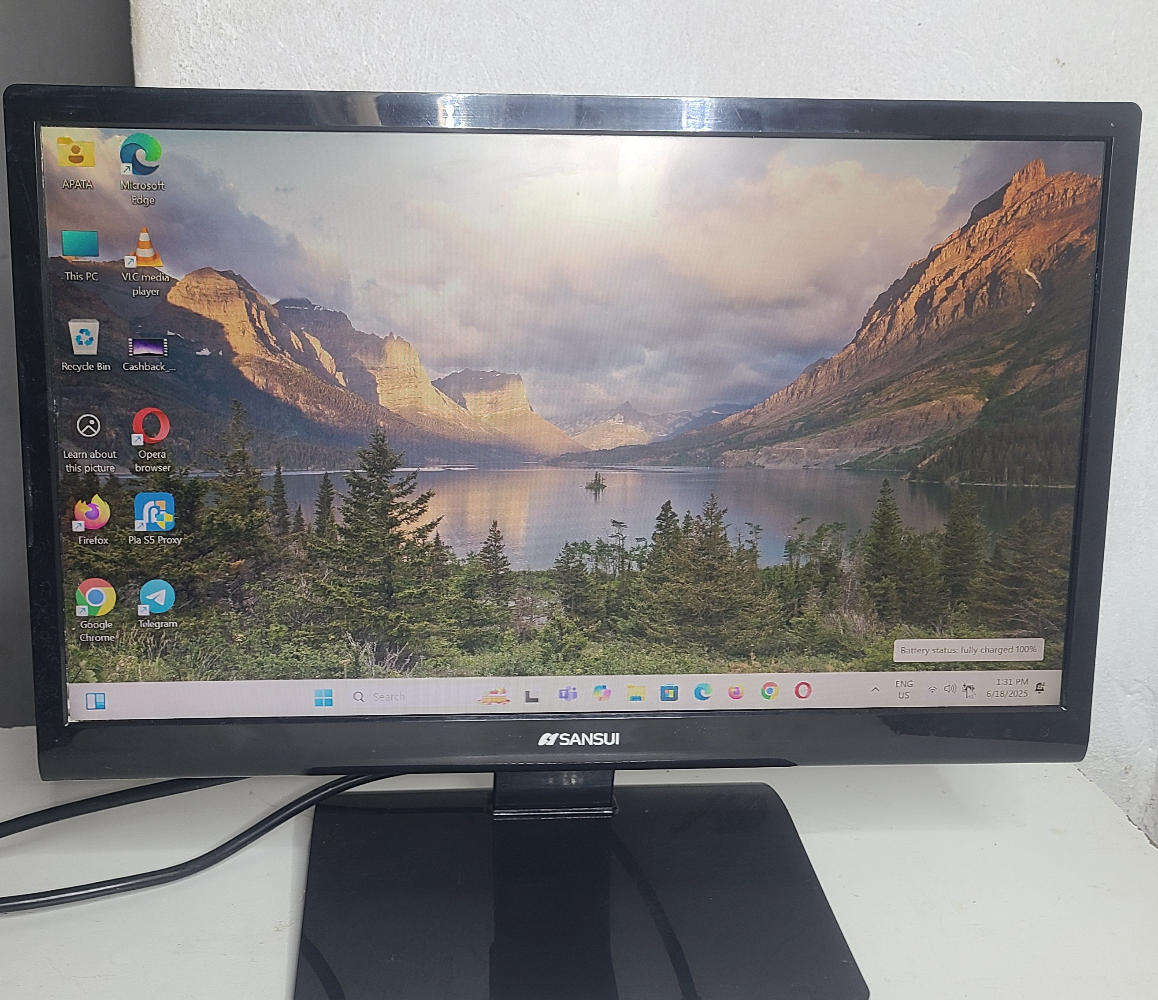 SANSUI LED MONITOR 20inch HDMI screen