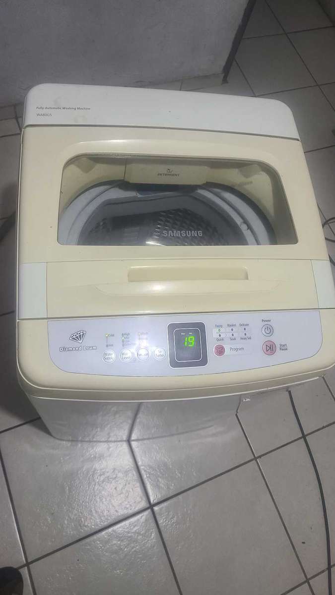 Samsung WA80G5 8KG top loader washing machine
