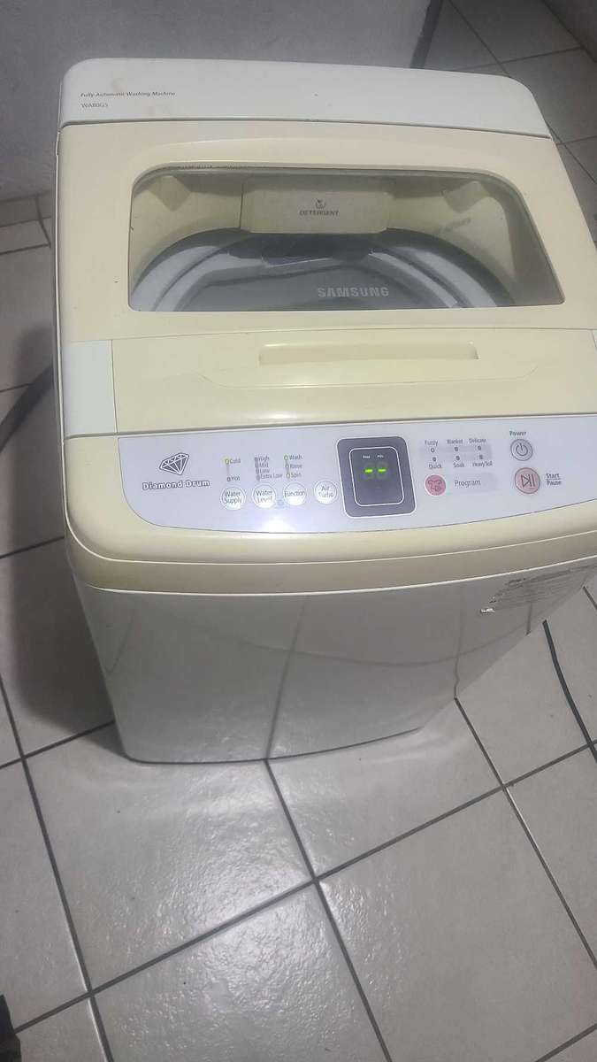 Samsung WA80G5 8KG top loader washing machine
