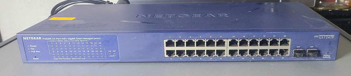 Netgear ProSafe 24port POE +