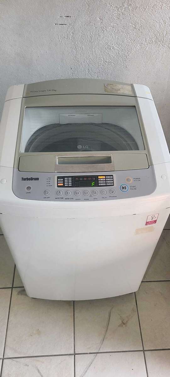LG fuzzy logic 14.0kg washing machine