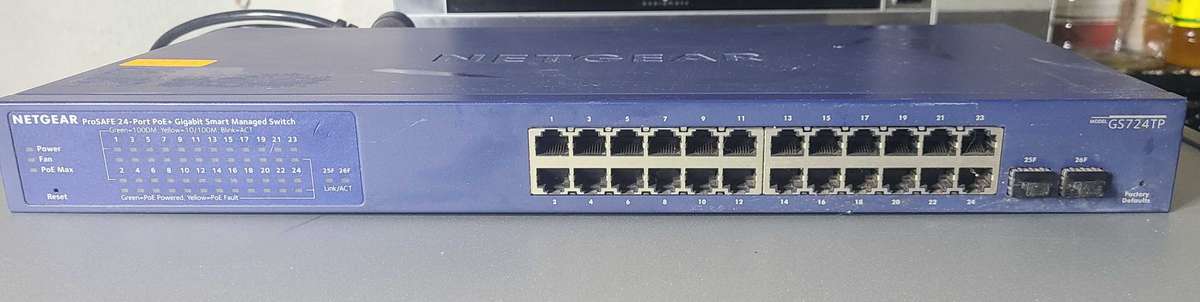 Netgear ProSafe 24port POE +
