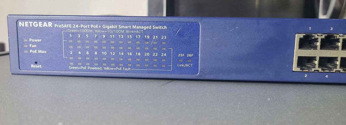Netgear ProSafe 24port POE +