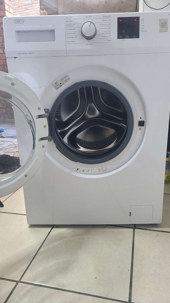 6kg defy front loader washing machine