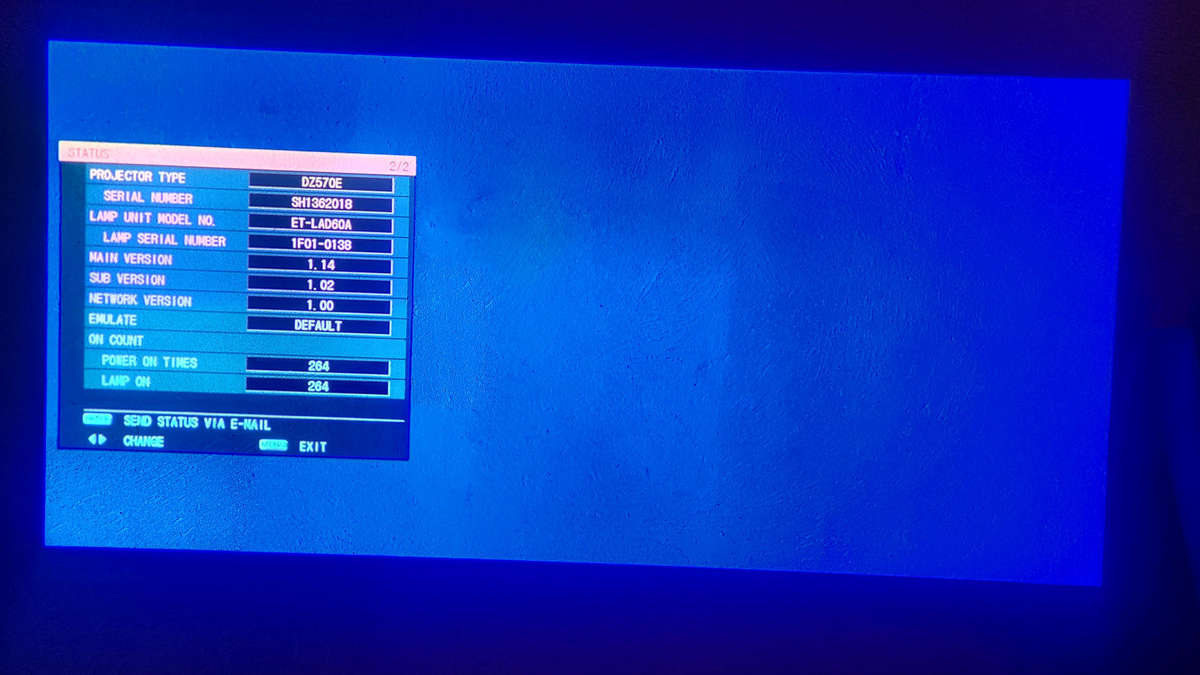 Panasonic Projector PT-DZ750 projector