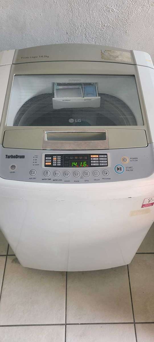 LG fuzzy logic 14.0kg washing machine