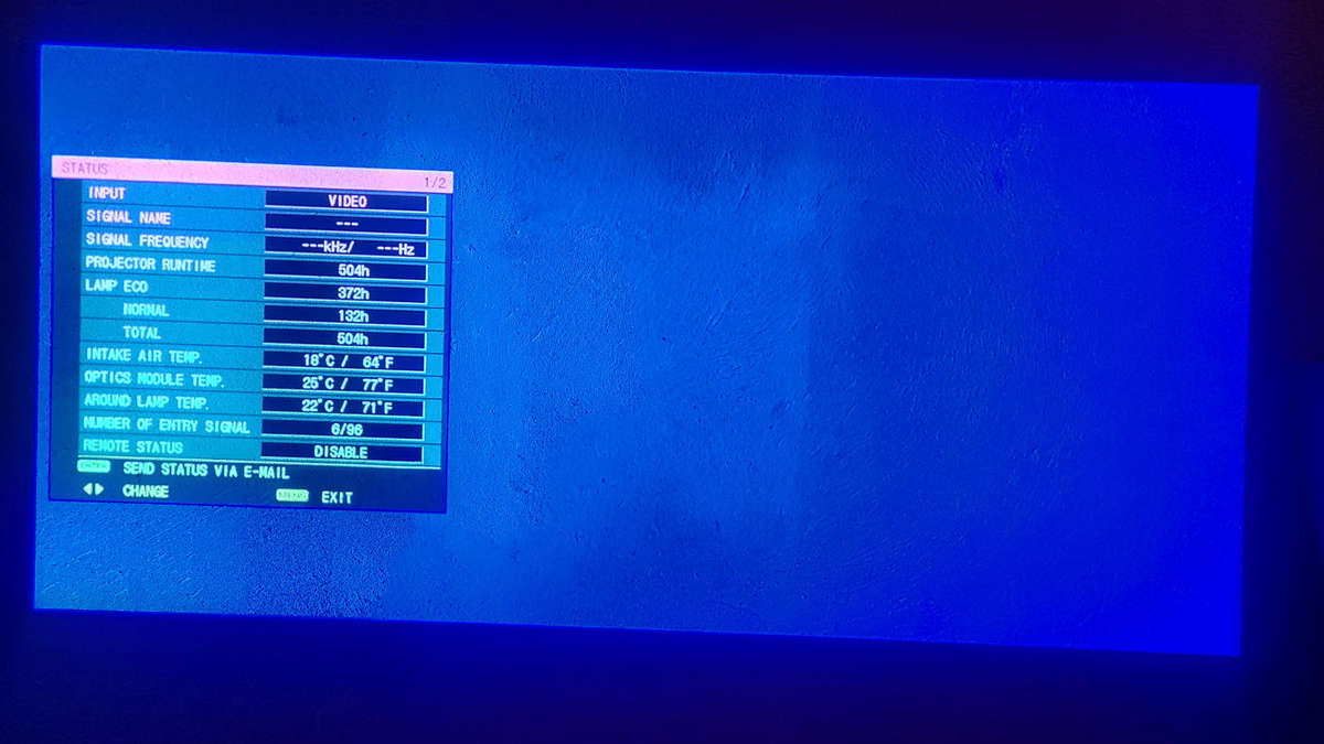 Panasonic Projector PT-DZ750 projector