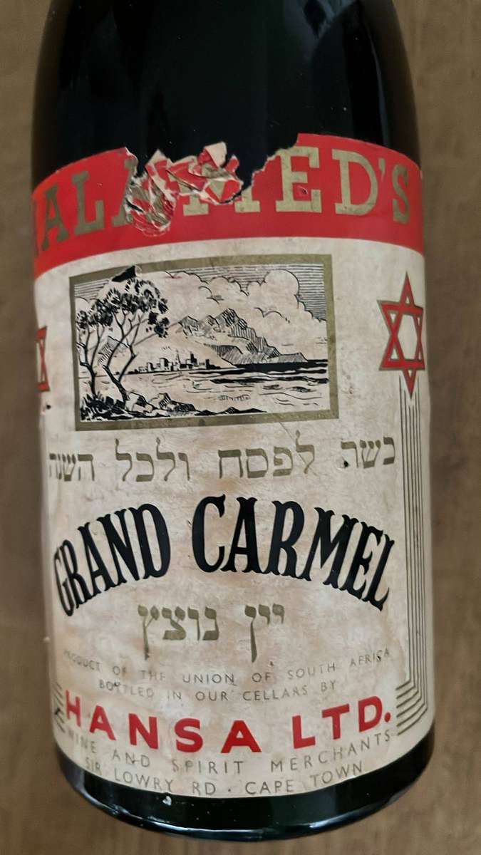 Malamed's Grand Carmel Sparkling Wine, details below