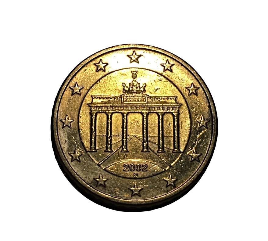 2002 (D) Germany - 50 Cent Euro Coin - Nordic Gold