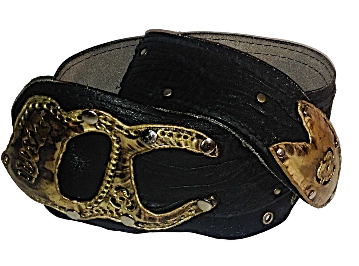 Stunning Collection of 3 x 1980's Retro/Vintage Leather Ladies Belts Plus 1 x Belt Free