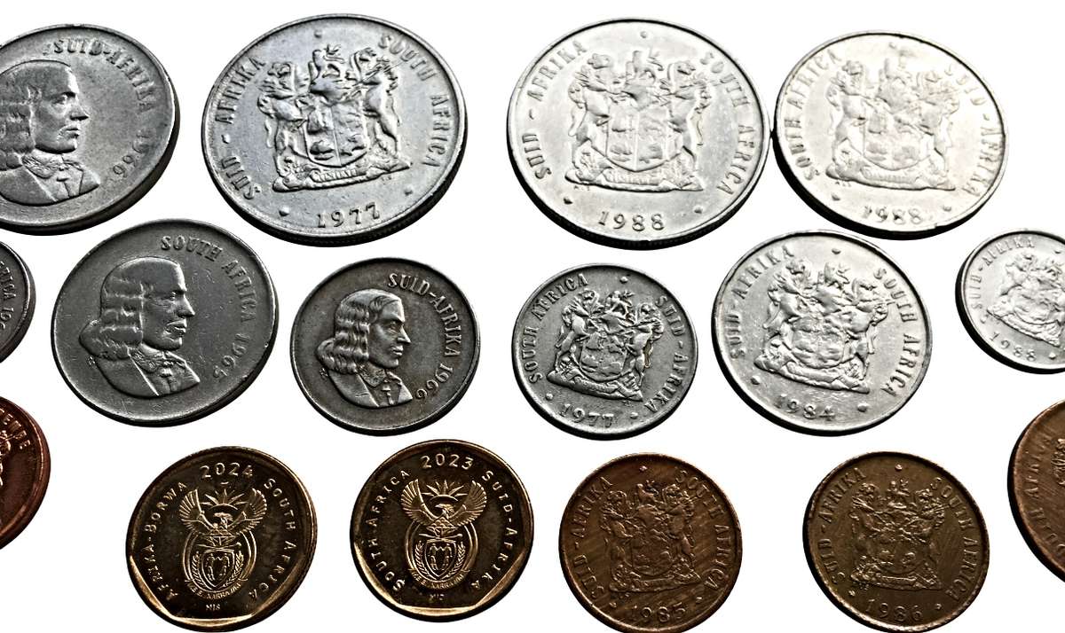 Lot of 20 Rare Collectable Coins from Republic of Portugal from 1940 to 2019 + 20 South African Coin