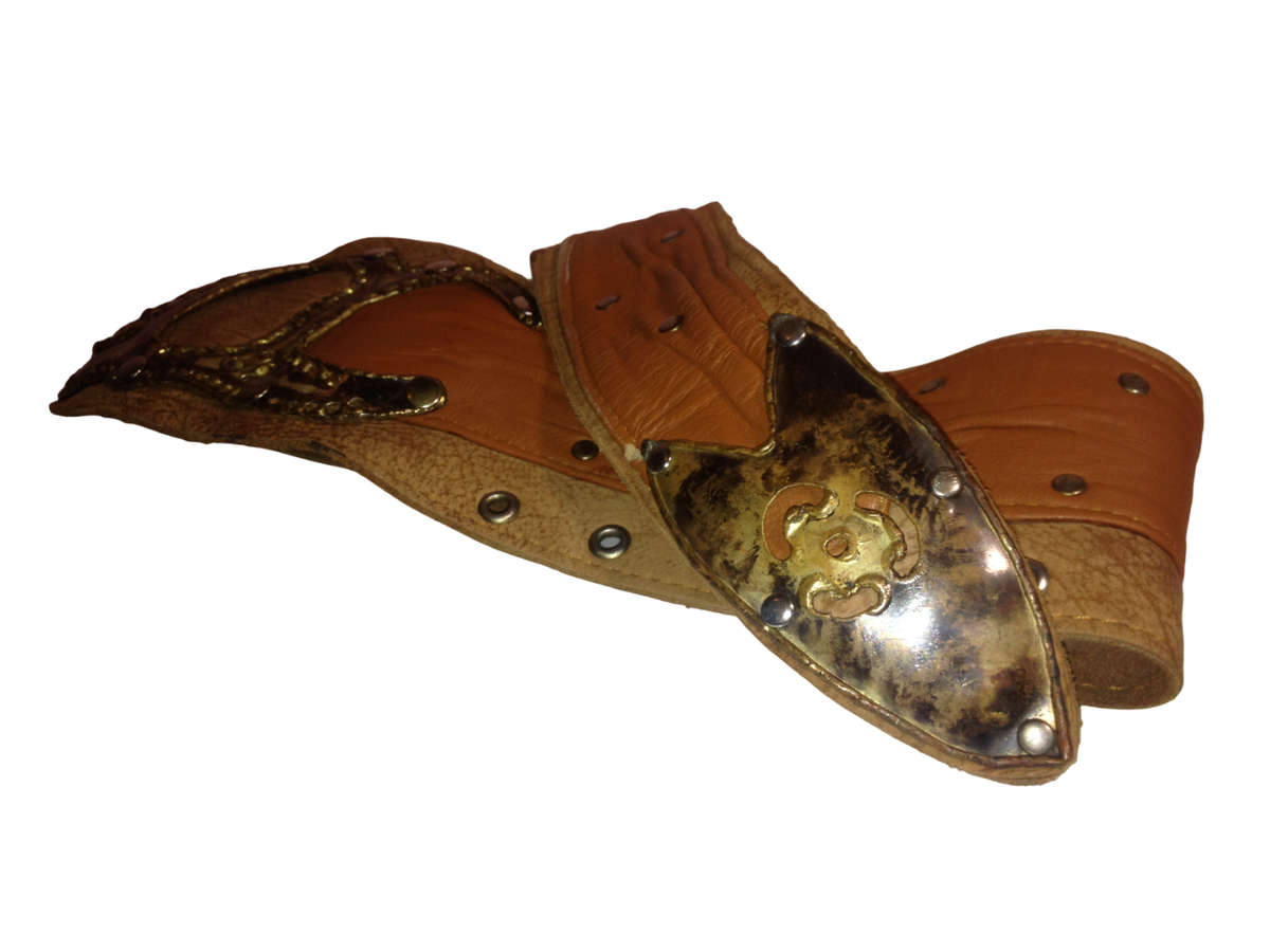 Stunning Collection of 3 x 1980's Retro/Vintage Leather Ladies Belts Plus 1 x Belt Free