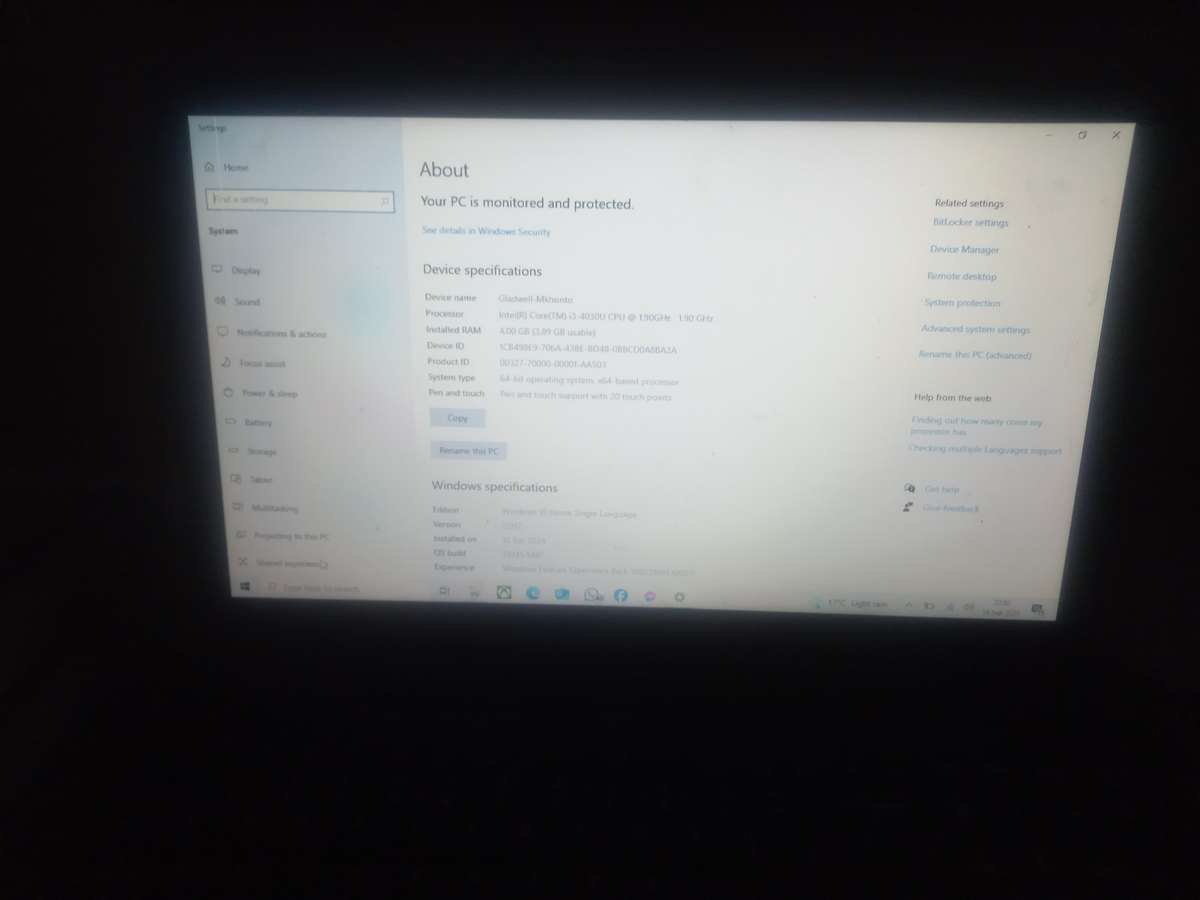 Acer itel core i3 4th gen