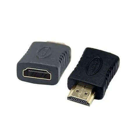 HDMI 180- Degree Male to Female Adapter - Black