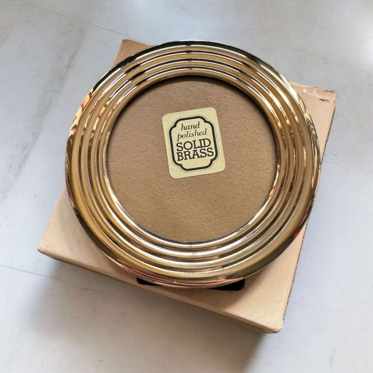 Brass photo frame