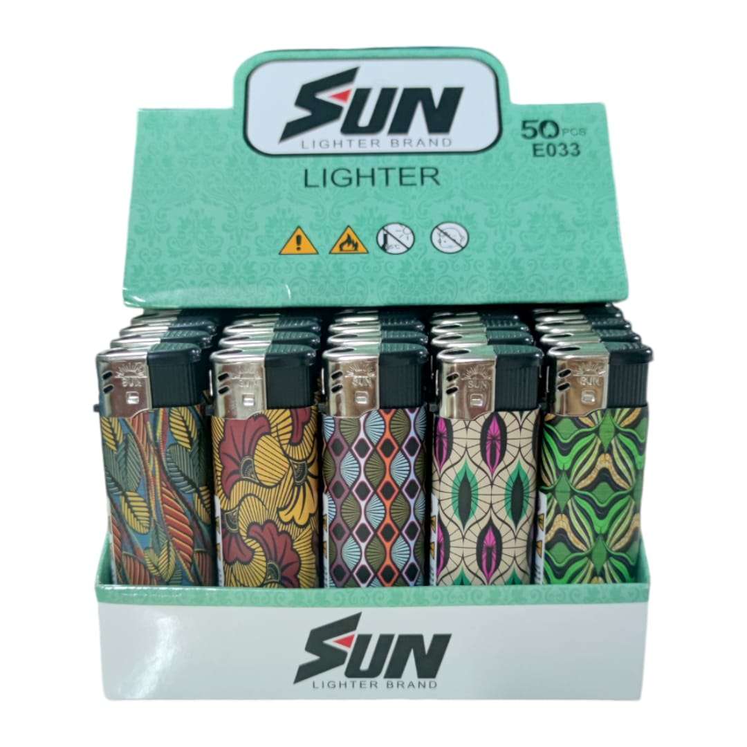 50pcs Per Box - Cigarette lighters Sun Lighter Sun|2008 Certifies Lighter C