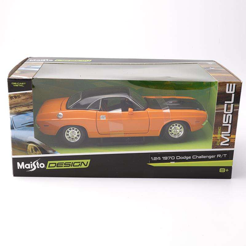 Dodge Challenger R/T 1970 Diecast 1:24 Model Car - Orange