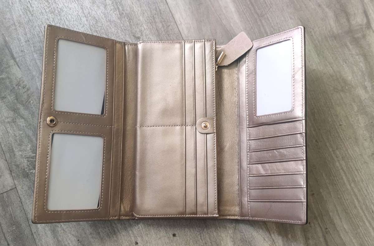 Women's Genuine Leather Clutch Wallet with Card Holder Organizer Ideal Gift