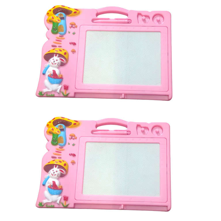 Kids Magnetic Erasable Drawing & Writing Board - Writing And Drawing Board for Kids - pack of 2