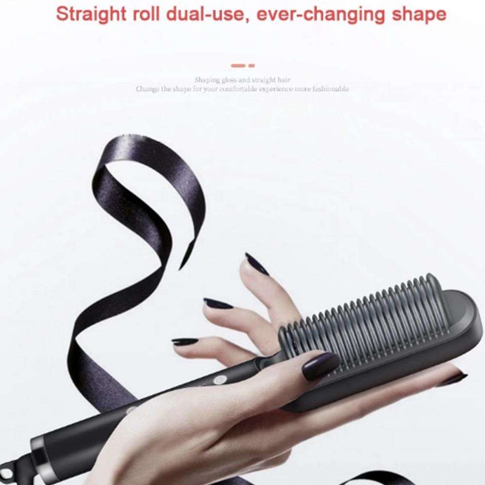 Hair Straightener Electric Comb Brush for Women Hair Straightening, Fast Smoothing Comb