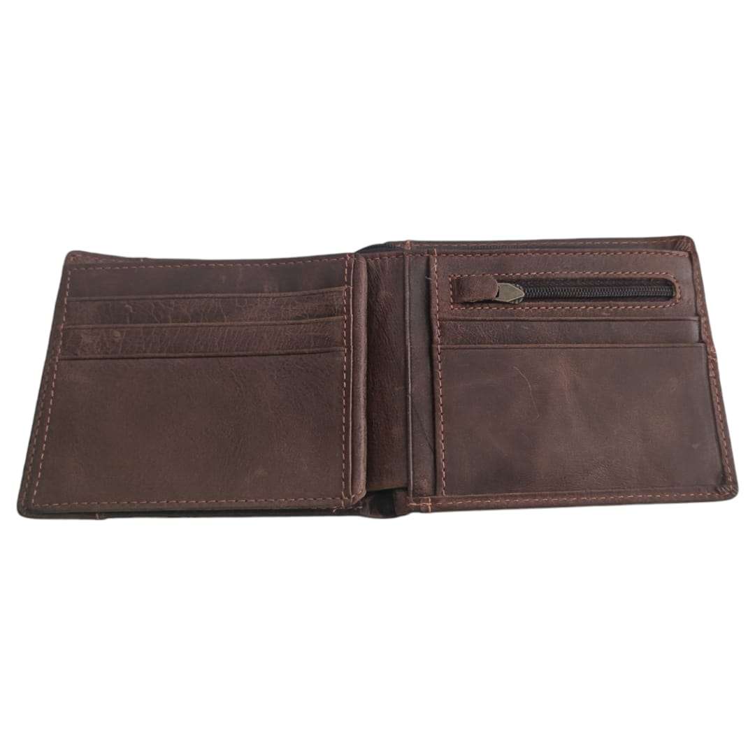 Men's Genuine Leather Bifold Wallet