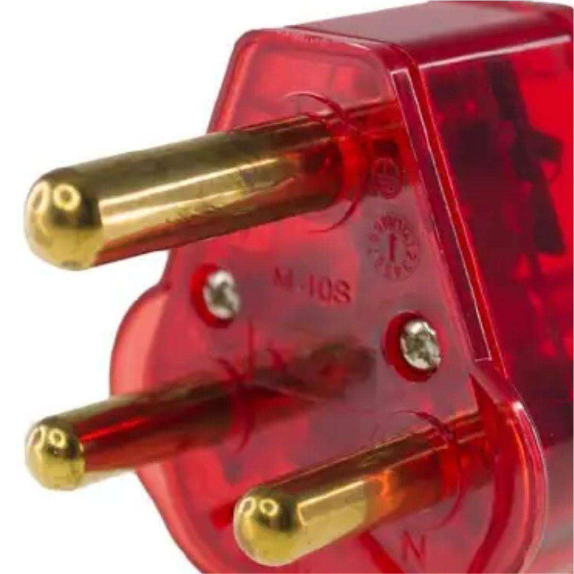 5 x Surge Protection 16A Plug Tops