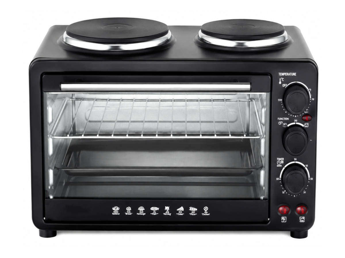 Oven Stove 2 Plate 3200W With We Power Keyring