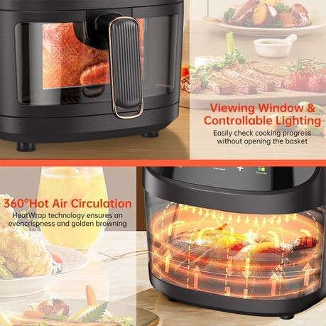 Silver Crest Visible Window Air Fryer 8L